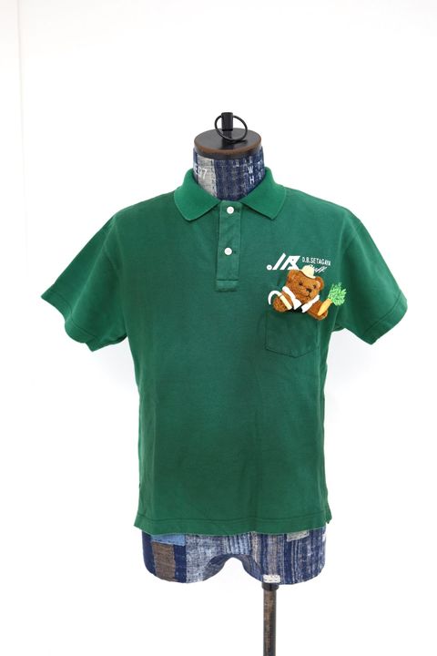 doublet ダブレット26SS POLO SHIRT WITH MY WORKWEAR BEAR (26SS22CS242) GREEN★2月14日(土)発売！