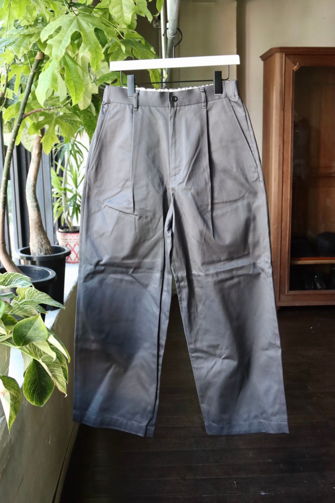 グラフペーパー  25AW Westpoint Chino Wide Straight Trousers(GM253-40150B)C.GRAY☆8月16日(土)発売！