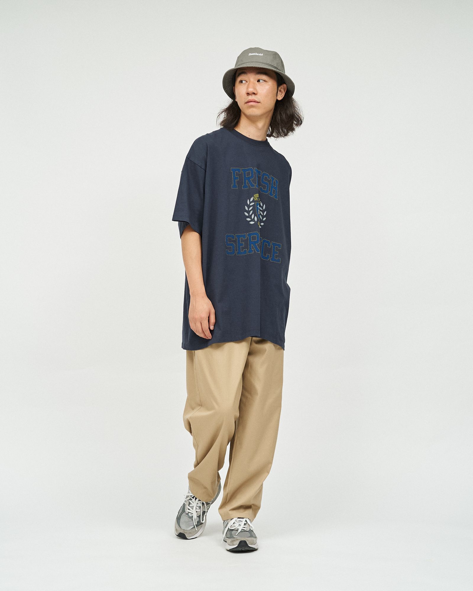 フレッシュサービス CORPORATE PRINTED S/S TEE "COLLEGE"(FSC253-70013)NAVY★8月16日(土)発売！