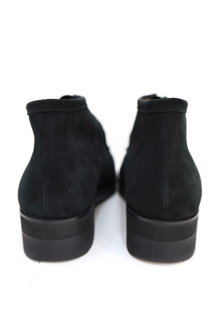 FOOTWORKSフットワークス  チロリアンシューズ Tyrolean shoes in suede leather(F02-0003_M)BLACK☆新作発売！