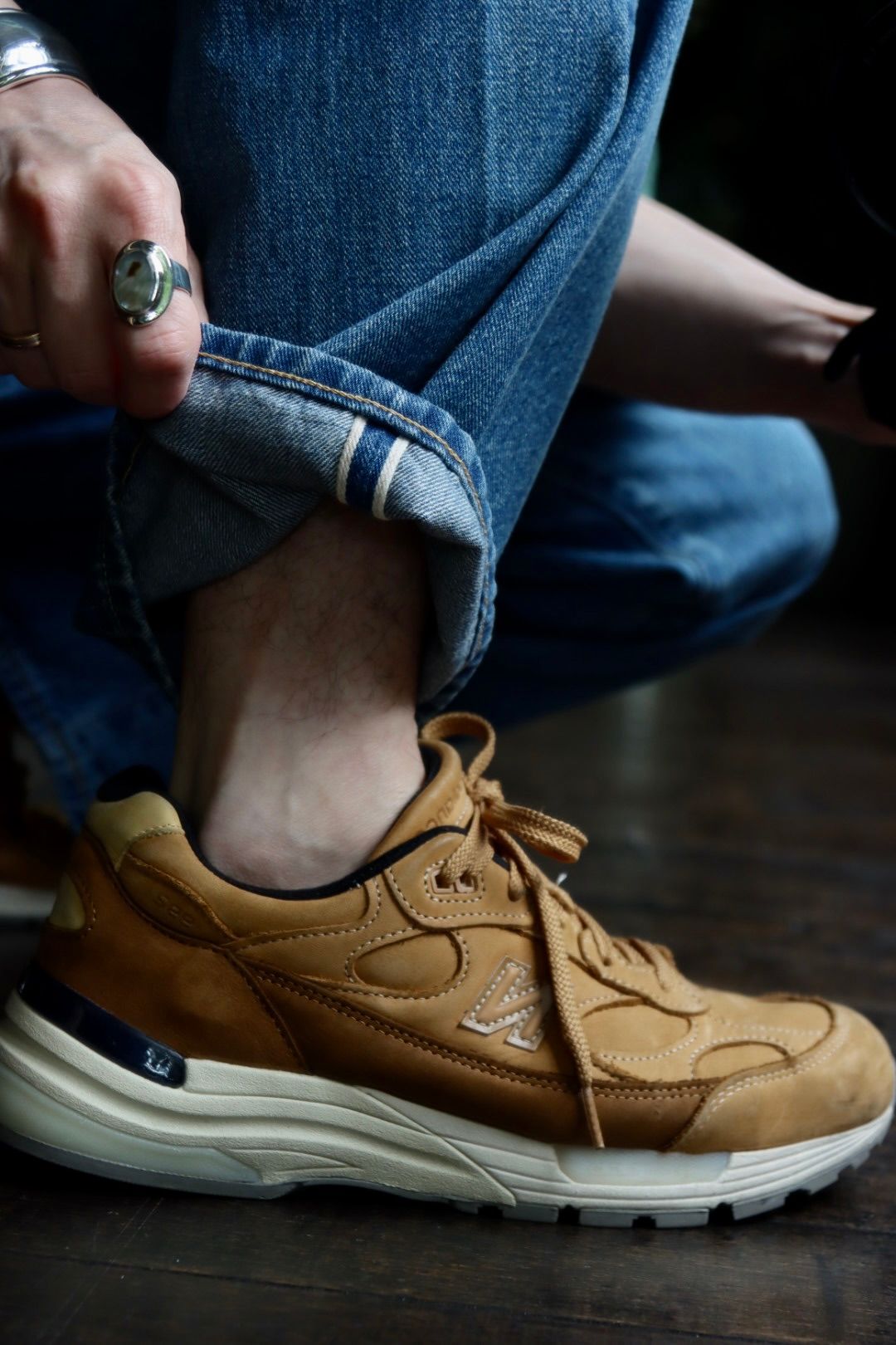 A.PRESSE No.2 Washed Denim Pantsスタイル36