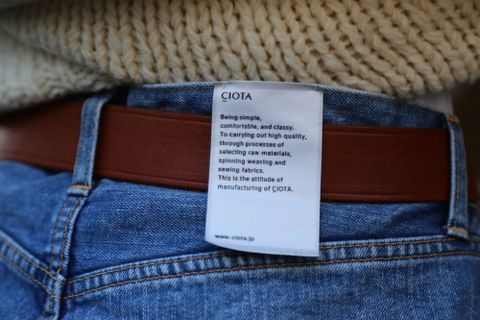 CIOTA 本藍スビンコットン13.5ozストレートデニム Style.2020.12.22.