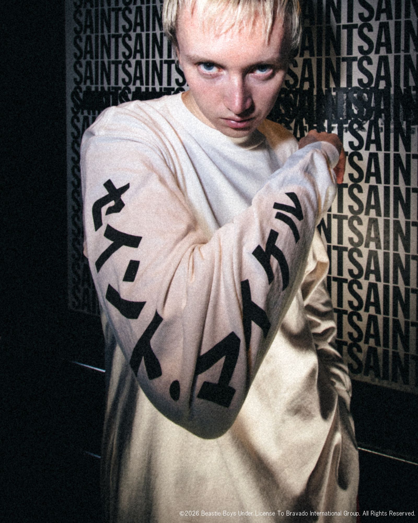 セントマイケル 26SS BTB_LS T-SHIRT/BEASTIEBOYS(SM-MK8-0000-C24)WHITE☆3月7日(土)発売！