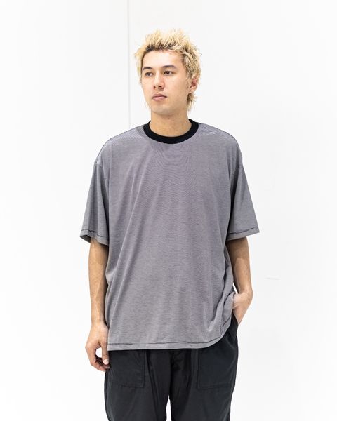 フレッシュサービス MICRO BORDER S/S TEE (FSC261-70167)WHITE×BLACK☆4月4日(土)発売！