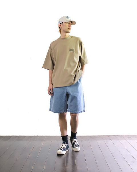 VIBTEX for FreshService 24SS  S/S CREW NECK TEE(BEIGE) style 2024.5.17