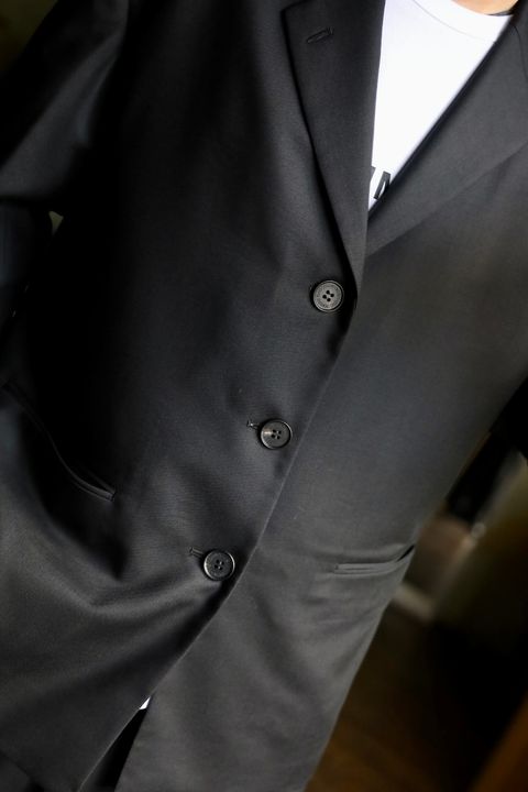 COMME des GARCONS HOMME ウールサージ3Bジャケットスタイル