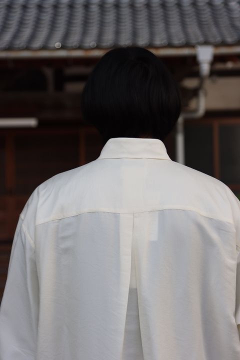 doublet MILK FIBER OVERSIZED SHIRT(22SS18SH103) style.2022.1.15