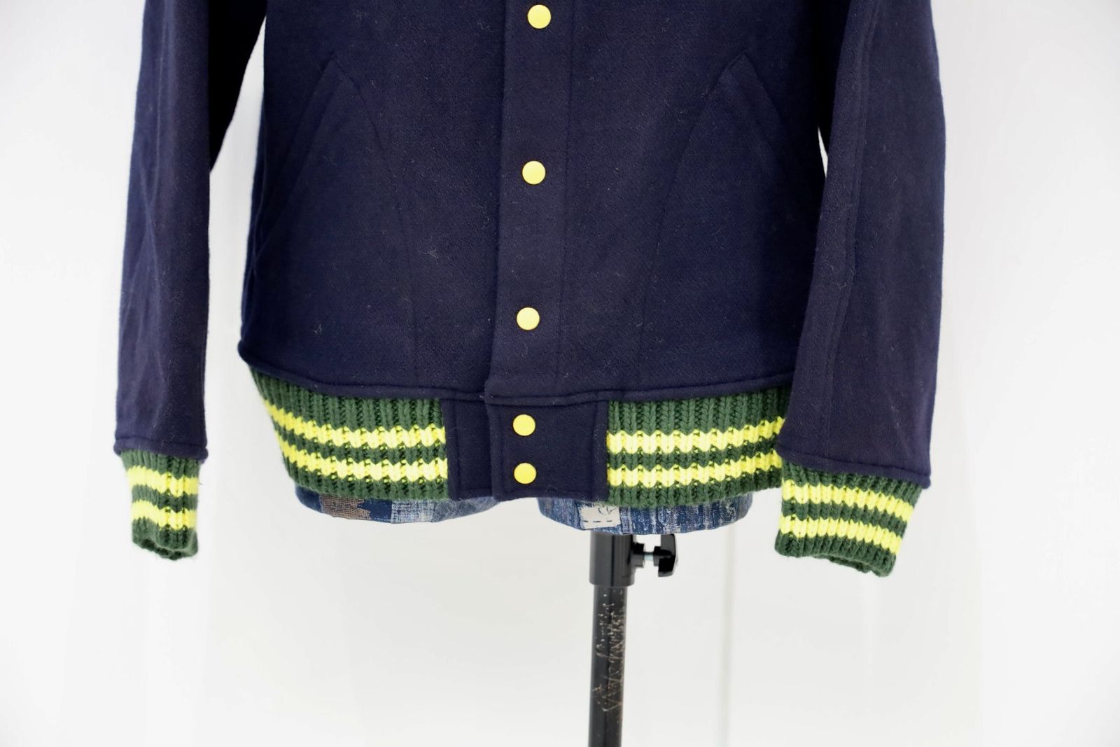 BOW WOW 25FWバウワウ ST. MACLAREN UNIV. VARSITY JACKET AGED(BW252-MUVJ)AGED NAVY×YELLOW★10月11日(土)発売！