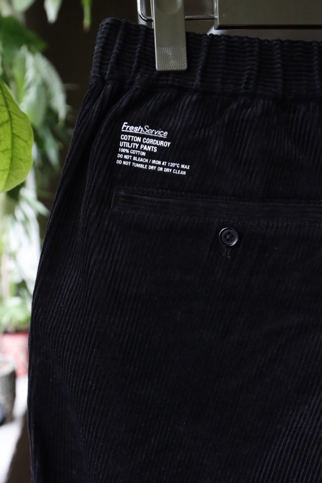 フレッシュサービス COTTON CORDUROY UTILITY PANTS (FSC253-40125)BLACK