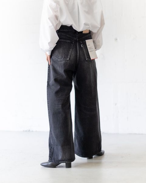 Graphpaper Selvage Denim Two Tuck Wide Pants style.2025.08.01