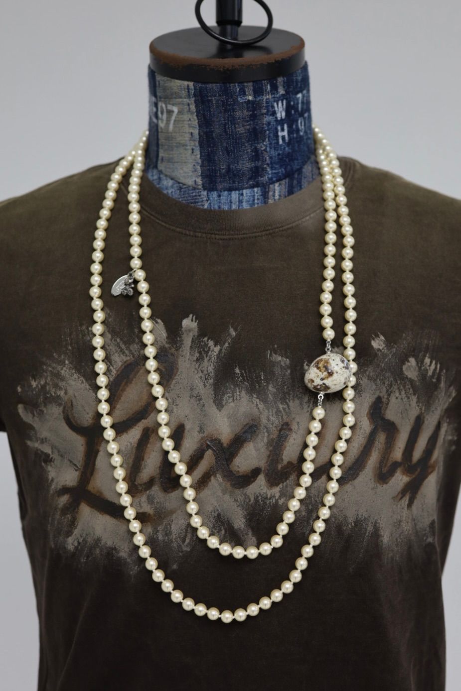 doublet ダブレット26SS FOOD SAMPLE PEARL NECKLACE (26SS83AC43) EGG★1月17日(土)11:00発売！