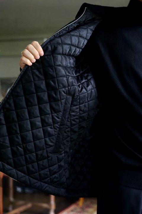 COMME des GARCONS HOMME 26FW リバーシブルキルティングジャケット"BLACK"スタイル