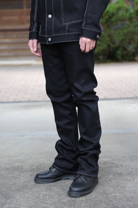 sulvam 2021SS Mens slim denim jacket & Mens boots cut denim pants style.2020.12.19.