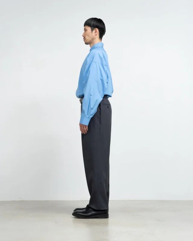 Hight Count Wide Spread Collar Shirt(GM234-50032B)BLUE