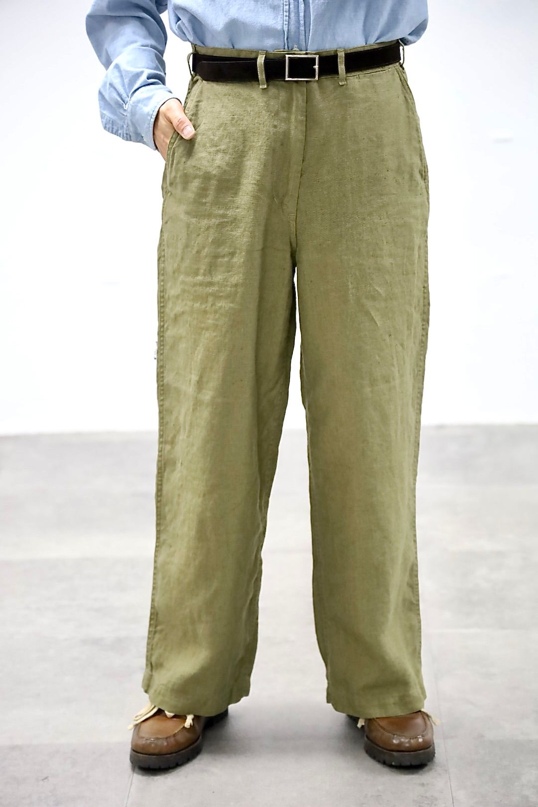 MARKAWARE 26SS U.S.ARMY PANTS"KHAKI BEIGE"スタイル