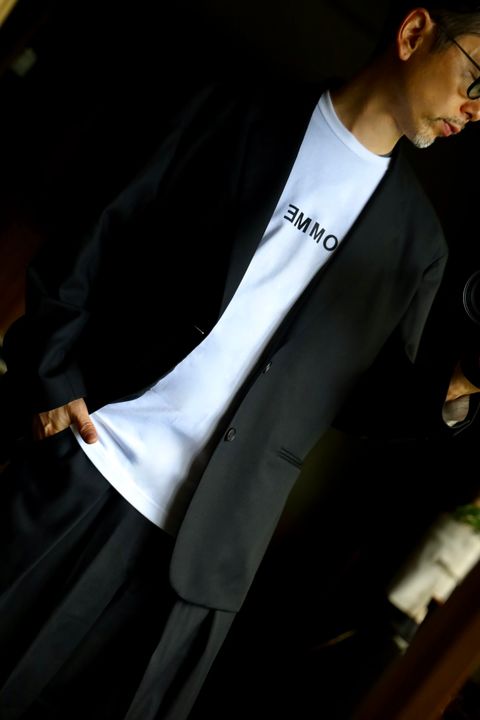 COMME des GARCONS HOMME ウールサージ2Bジャケットスタイル2024.8.15.