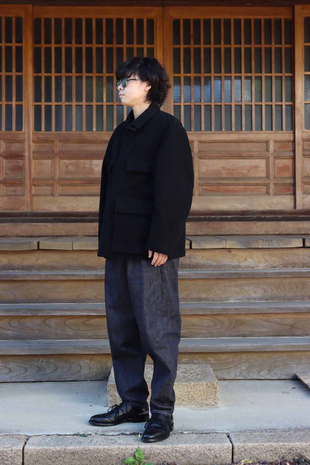 YOKE ヨークMILITARY FIELD JACKET サイズ3 ブラック アウター