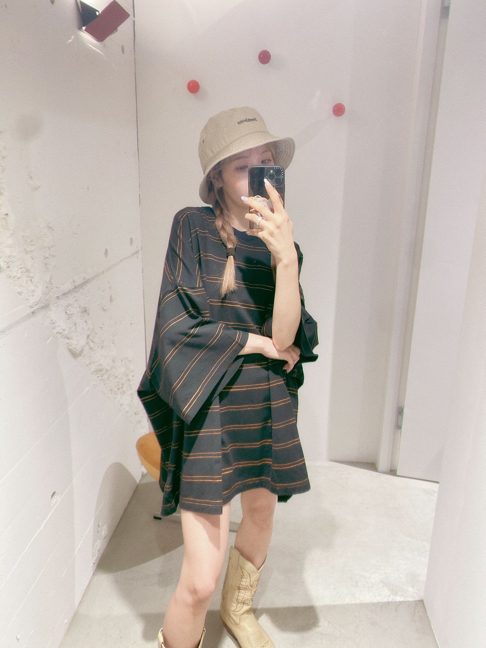S.F.C-Stripes For Creative- 新作DOUBLE WIDE SIDE STRIPE TEE style.2024.3.29