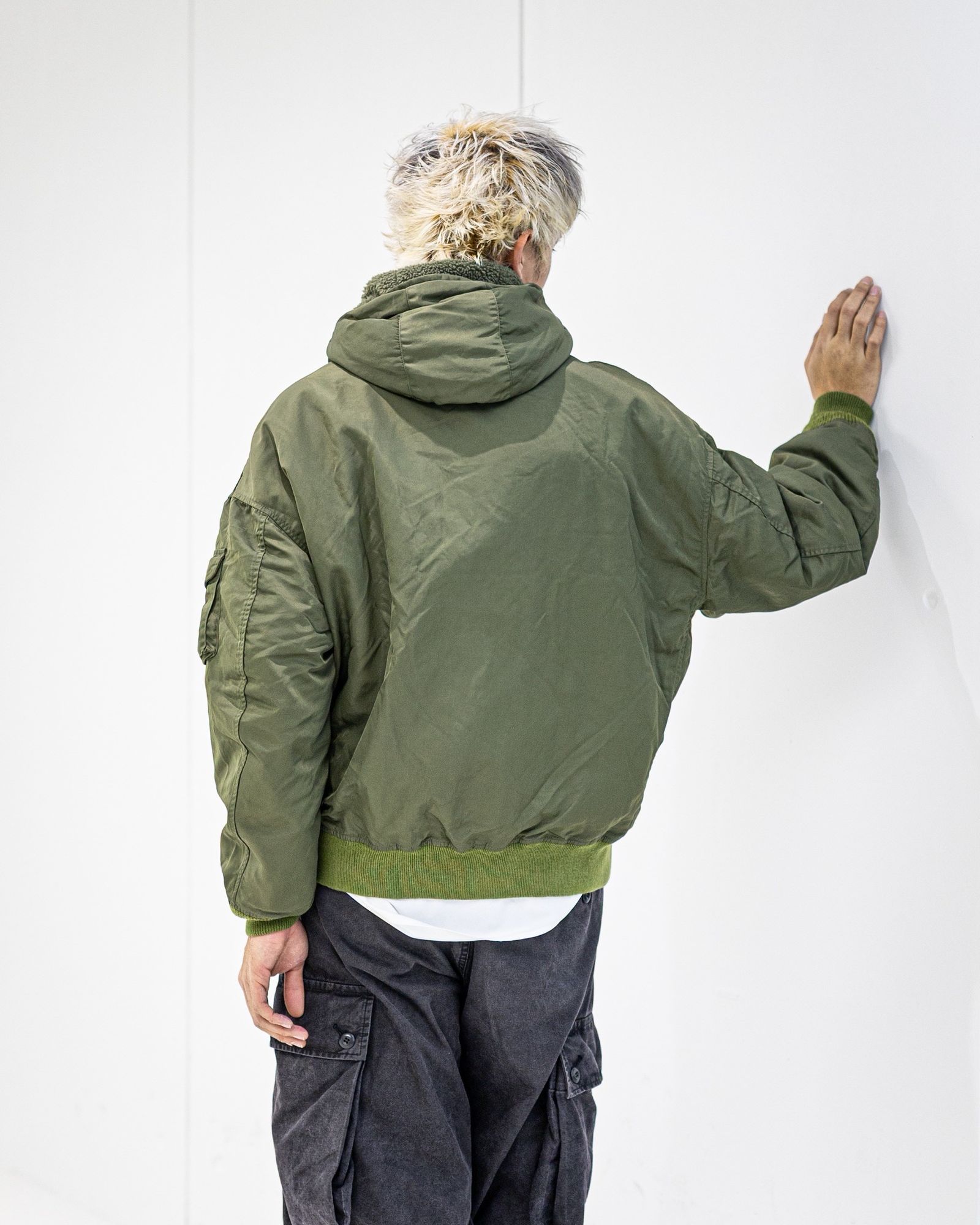 FreshService HEAVY NYLON DECK JACKET (OLIVE)スタイル！