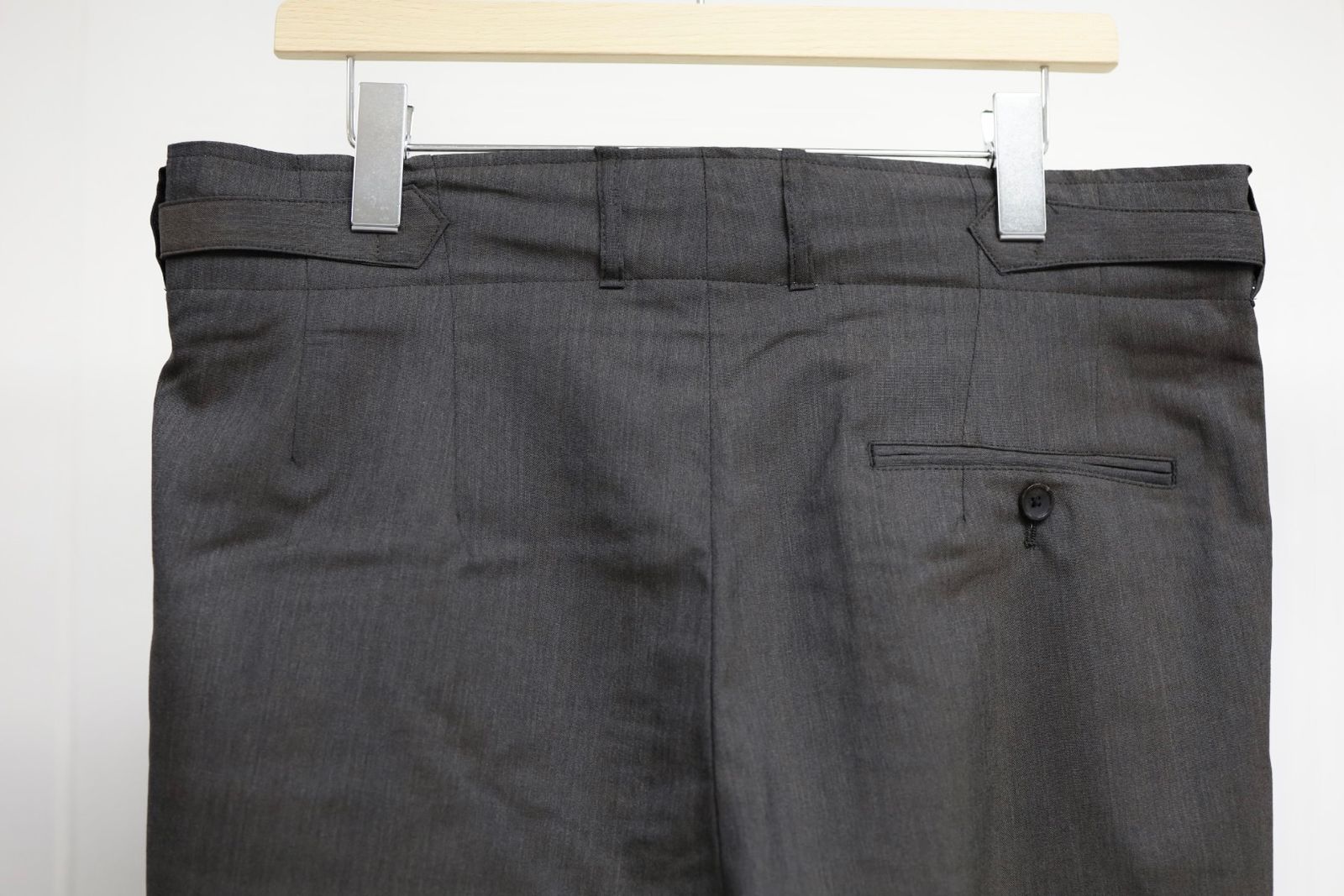 marka 26AW DOUBLE PLEATED MILITARY TROUSERS(M26C01PT01C)BROWN GRAY☆新作発売！