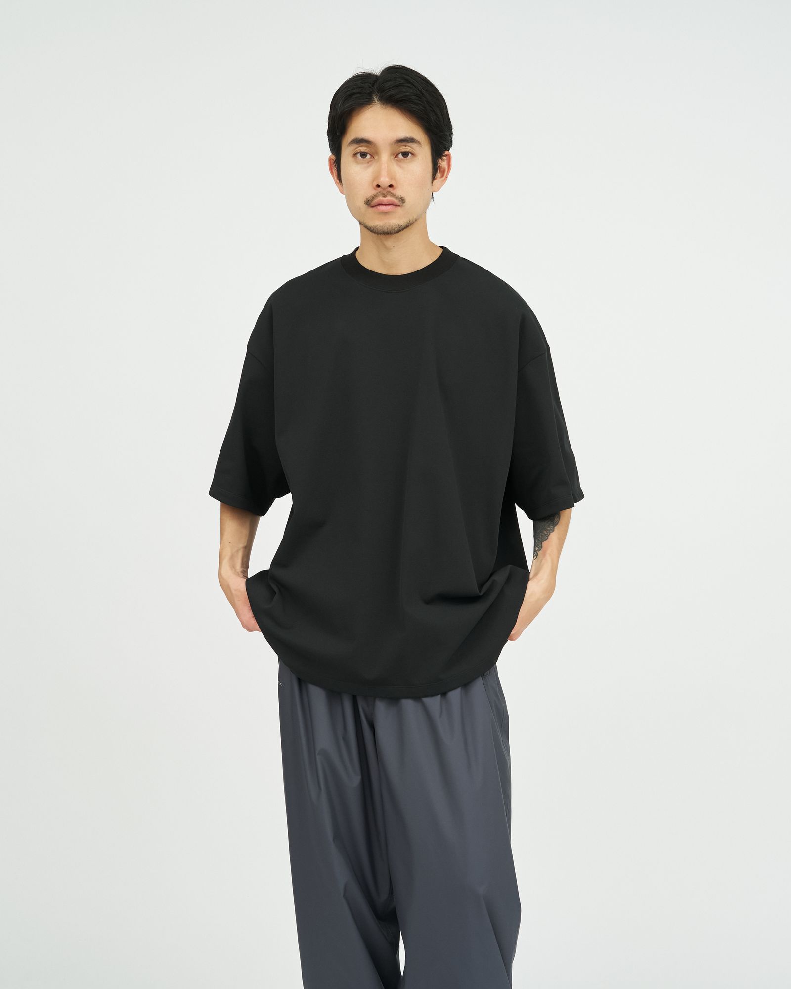 フレッシュサービス DRY PIQUE JERSEY CREW NECK TEE(FSC263-70035)BLACK☆8月1日(土)発売！