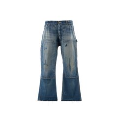 セントマイケル24AW DENIM DOUBLE KNEE (SM-YS1-0000-066)BLUE