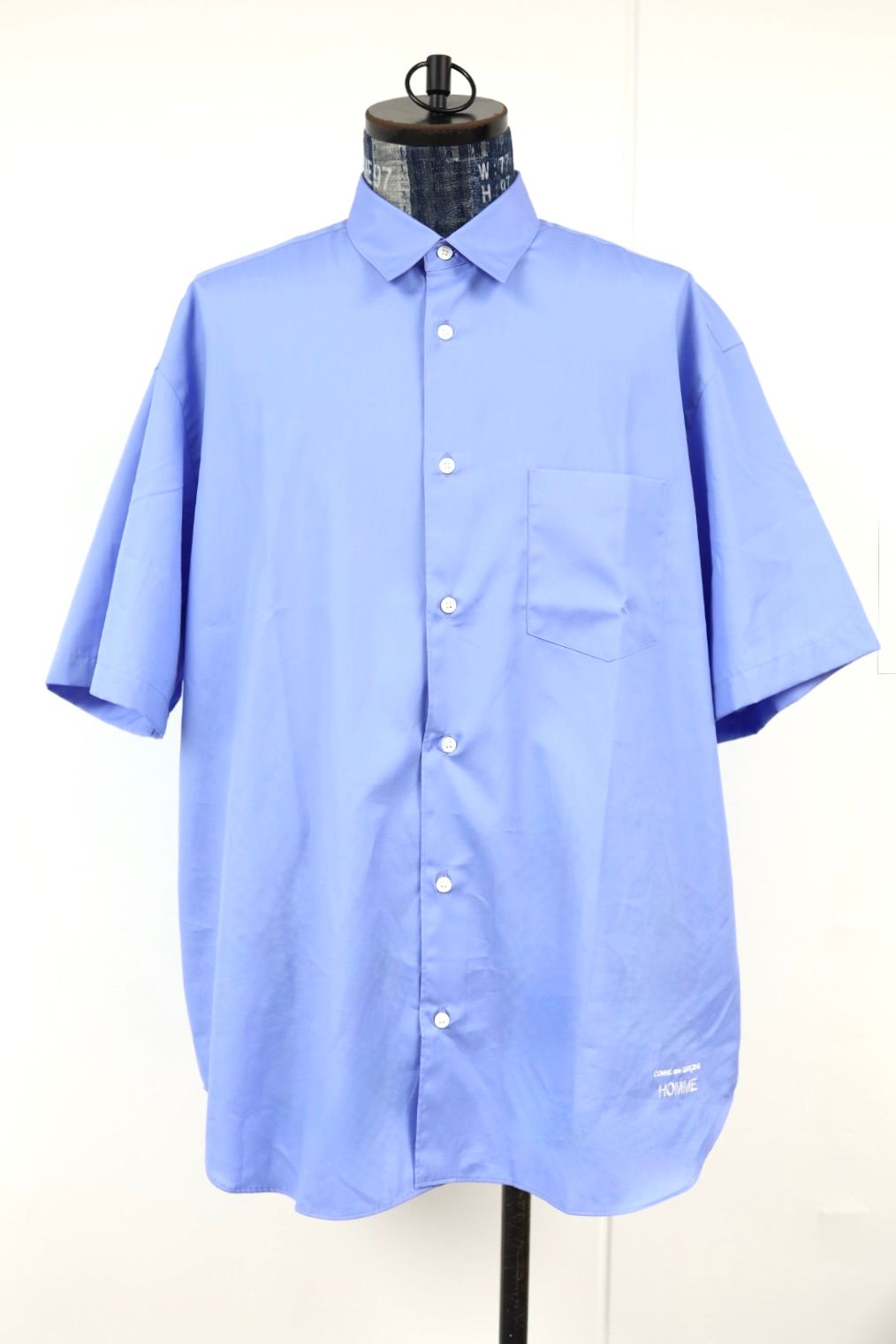 コムデギャルソンオム 綿ブロードS/Sシャツ(HQ-B103-051)SAX☆4月3日(金)新作発売！