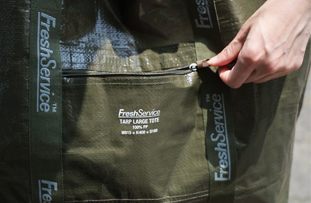 FreshService キャンバス コンテナトート FreshService - フレッシュサービス トートバッグ TARP LARGE