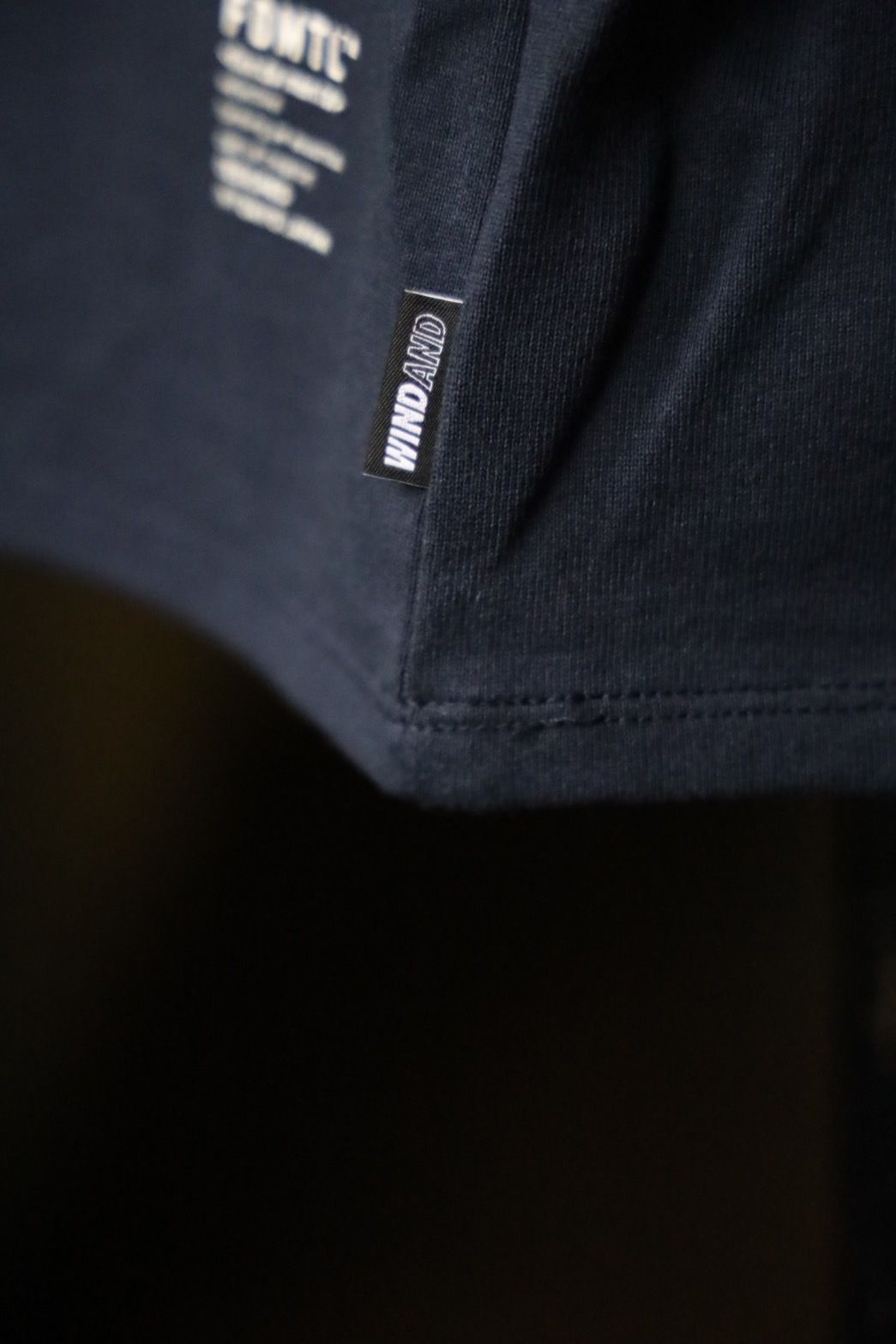 ファンダメンタル Tシャツ FDMTL×WIND AND SEA"PATCH TEE"NAVY☆10月5日(土)発売！