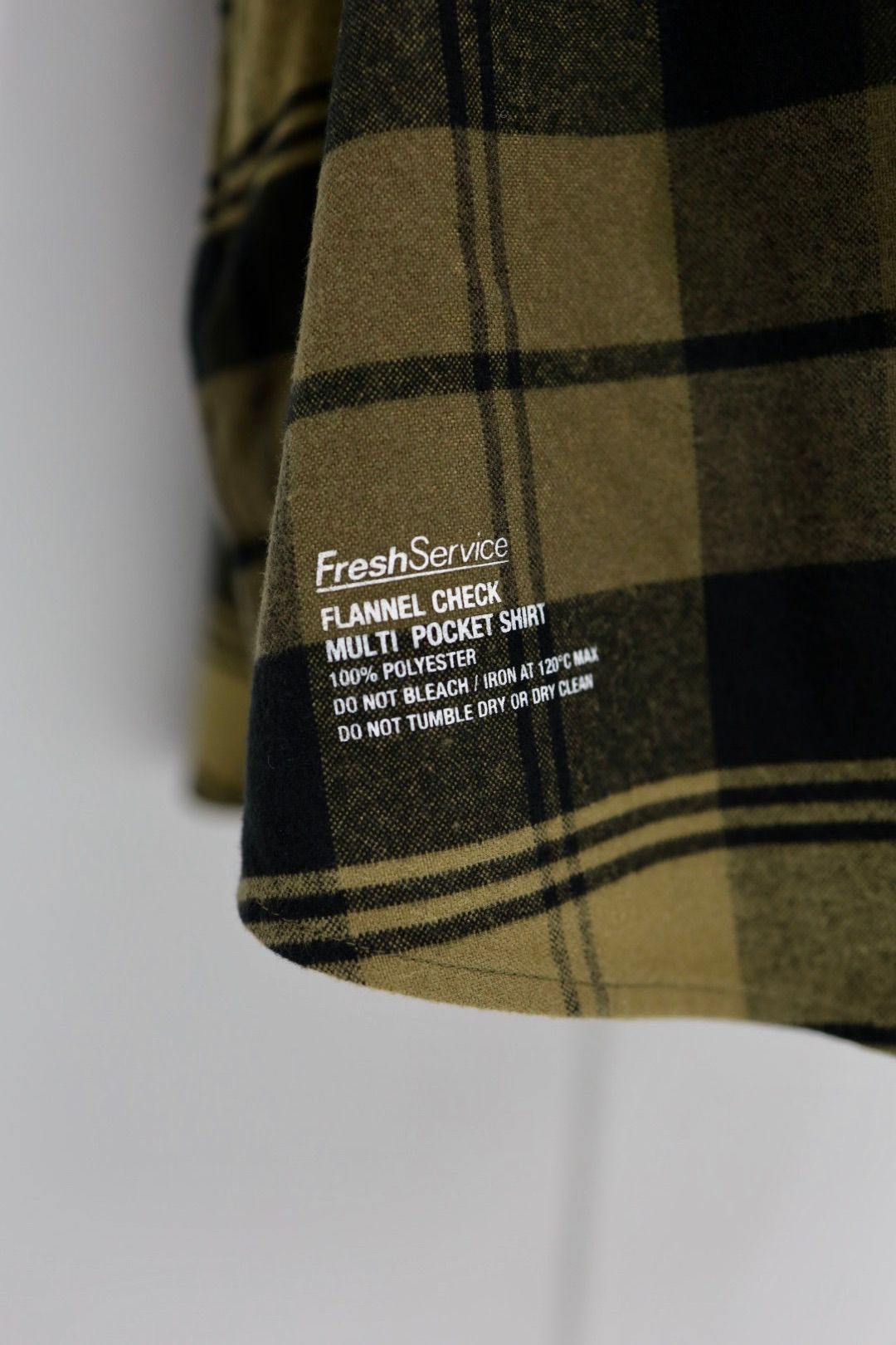 フレッシュサービス FLANNEL CHECK MULTI POCKET SHIRT(FSP254-50059)BROWN☆11月15日(土)発売！