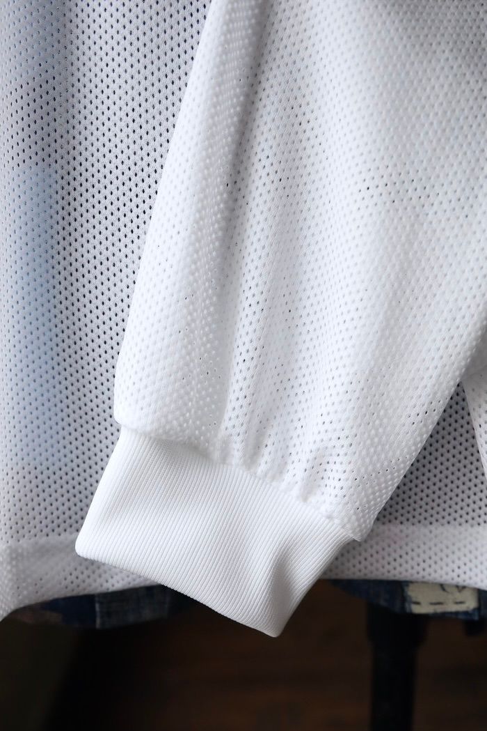 S.F.C 25SS エスエフシー SUPER BIG LS MESH TEE(SFCSSCS08)White