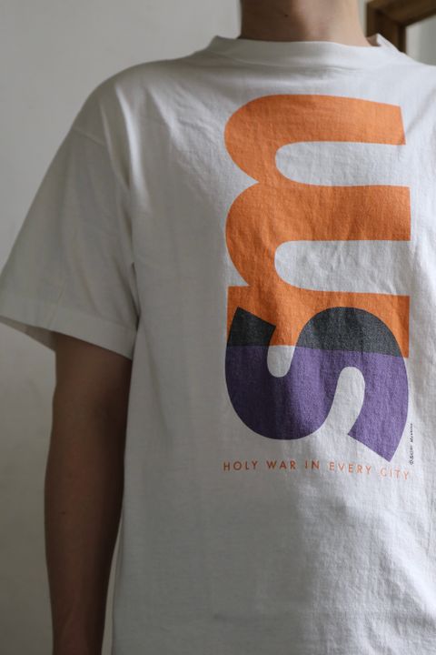©︎SAINT M×××××× T-SHIRT 2021sm (SM-A21-0000-009)WHITE style.2021.7.9