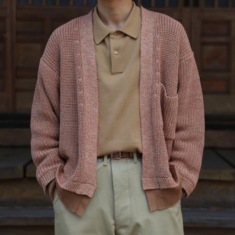 YOKE 5G CONNECTING RIB CARDIGAN(YK21SS0223S) style. 2021.03.24.