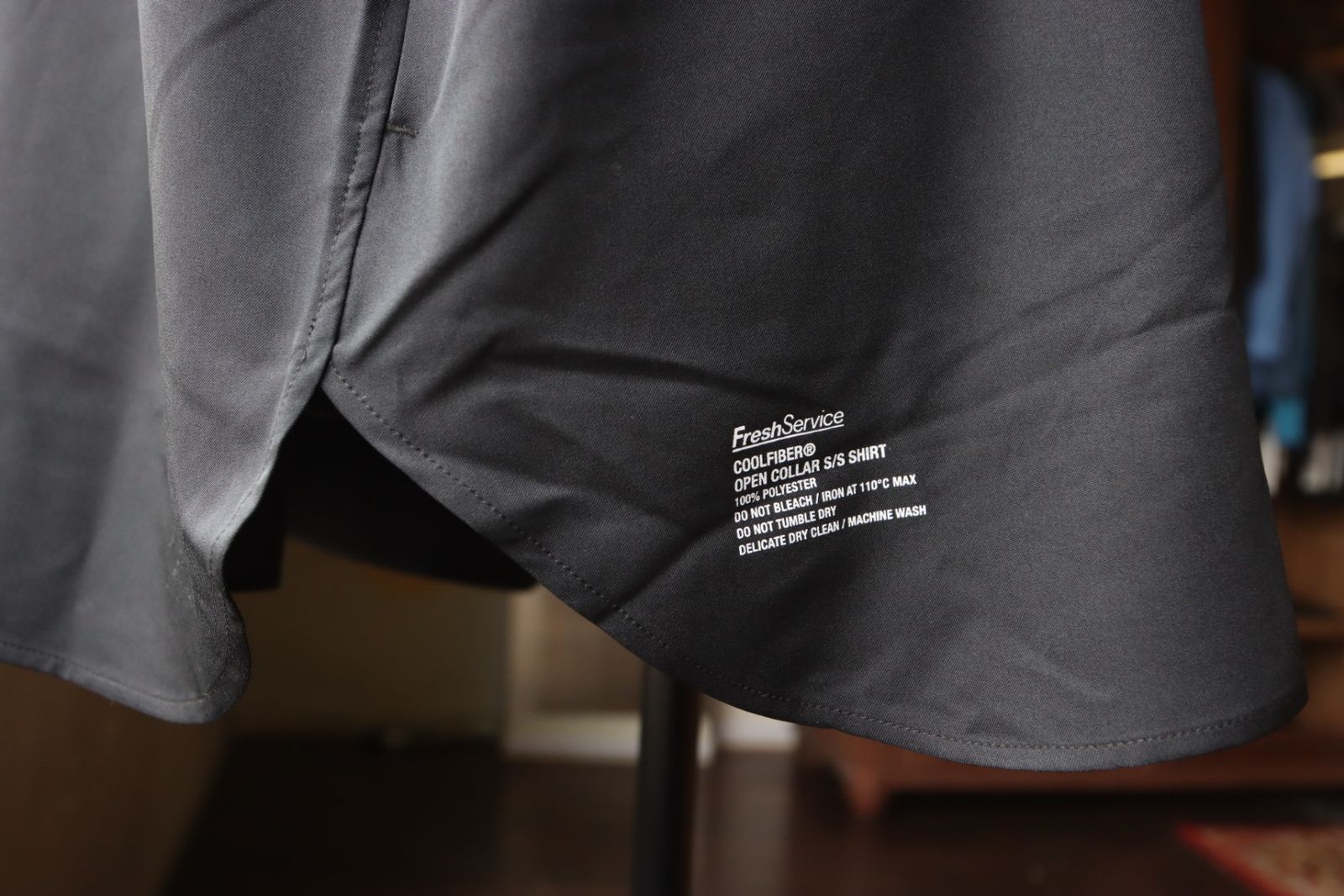 トップス \"COOLFIBER OPEN COLLAR S/S SHIRT\" COOLFIBER OPEN COLLAR S/S SHIRT #BLACK [FSC251-50134] – ciacura