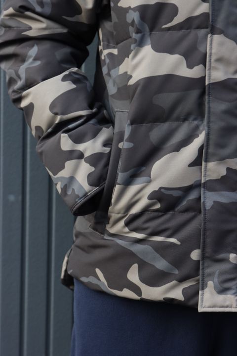 CANADA GOOSE MACMILLAN PARKA BLACK LABEL PRINT style.2022.12.3