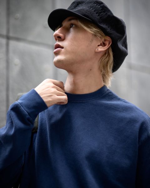 A.PRESSE STYLE2 1st delivery Vintage L/S T-shirt(NAVY)style 2024.6.21