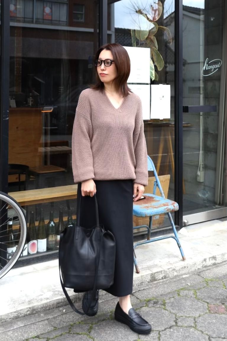 Graphpaper 新作Coiled Wool Nylon Skipper Knit style.2026.03.10