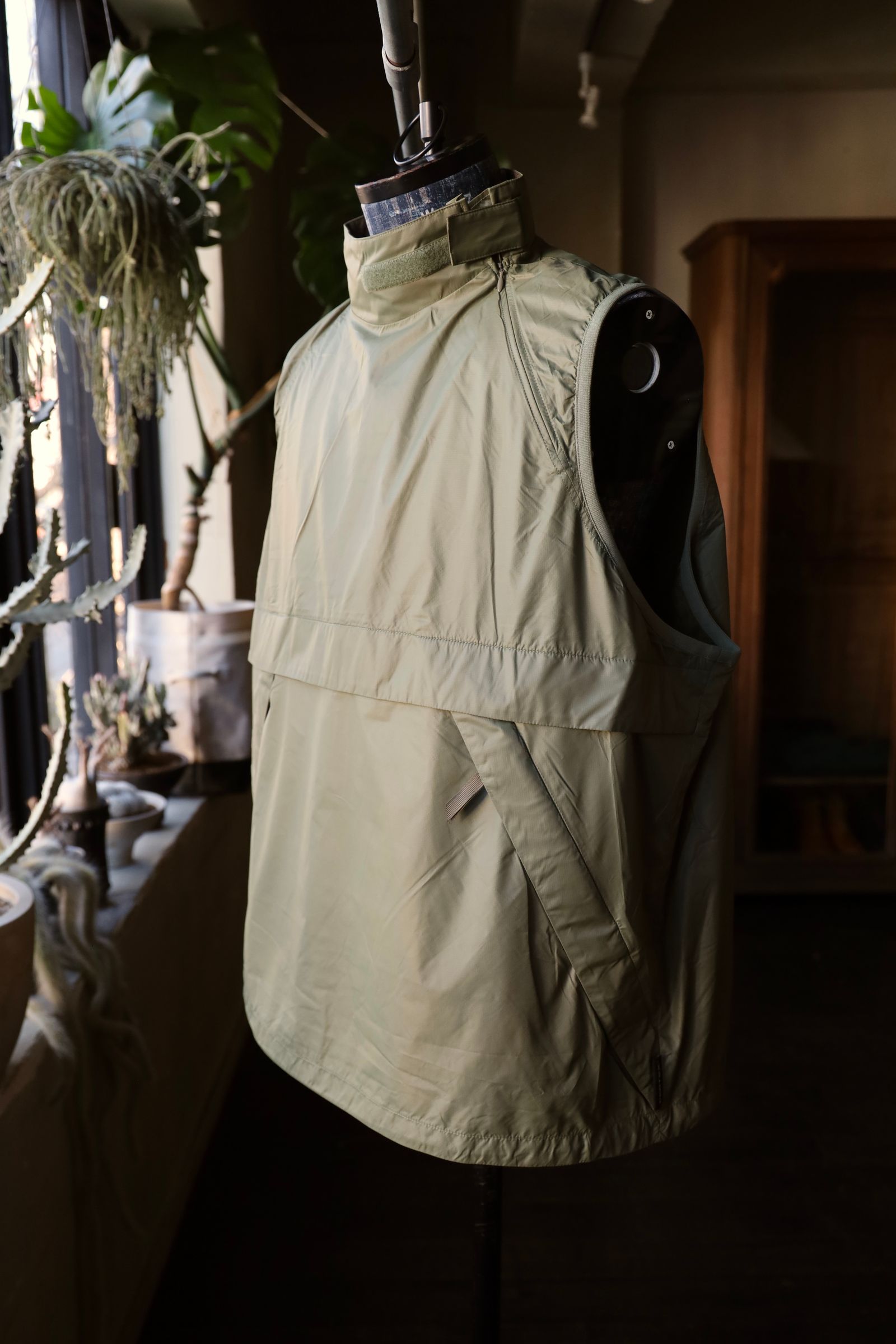 フレッシュサービス PERTEX® REISSUE PULLOVER VEST(FSC251-30090)KHAKI