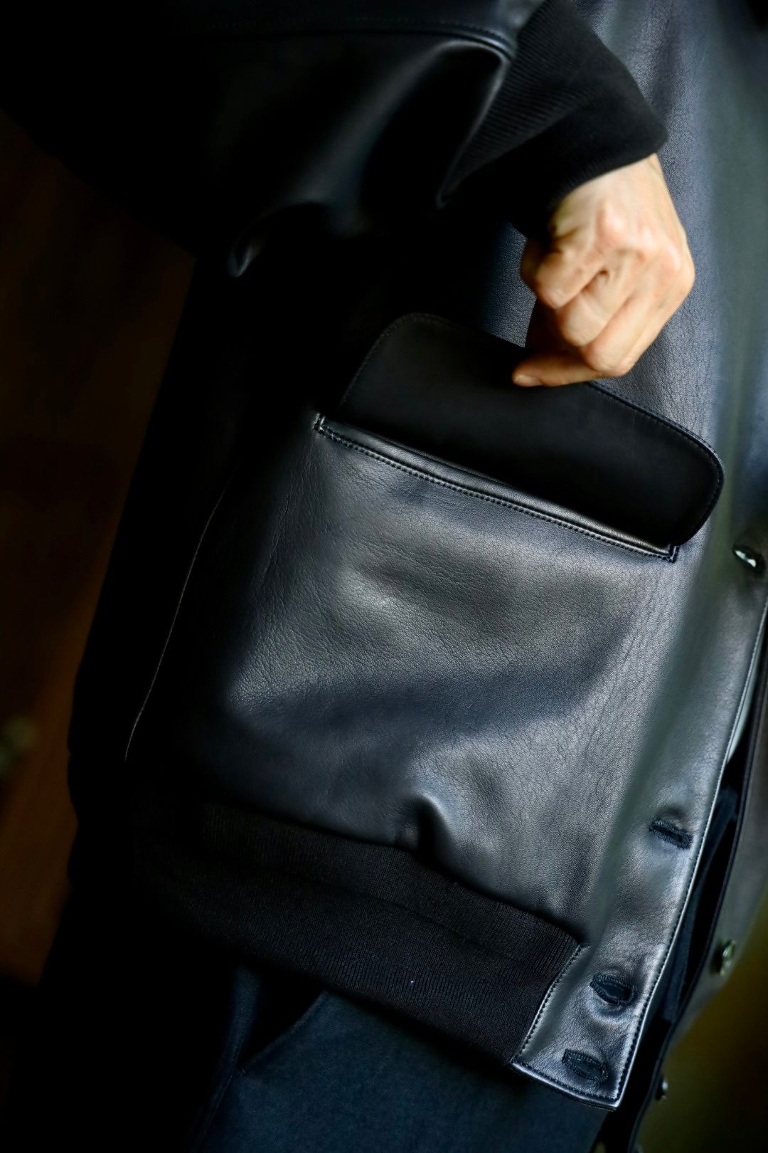 blurhms Lamb Leather Jacketスタイル.2024.8.24.