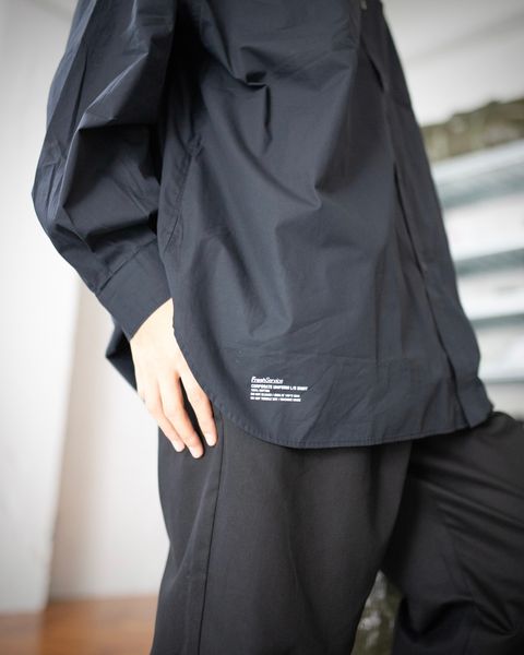 FreshService SPOT CORPORATE UNIFORM L/S SHIRT(BLACK) style 2024.6.28