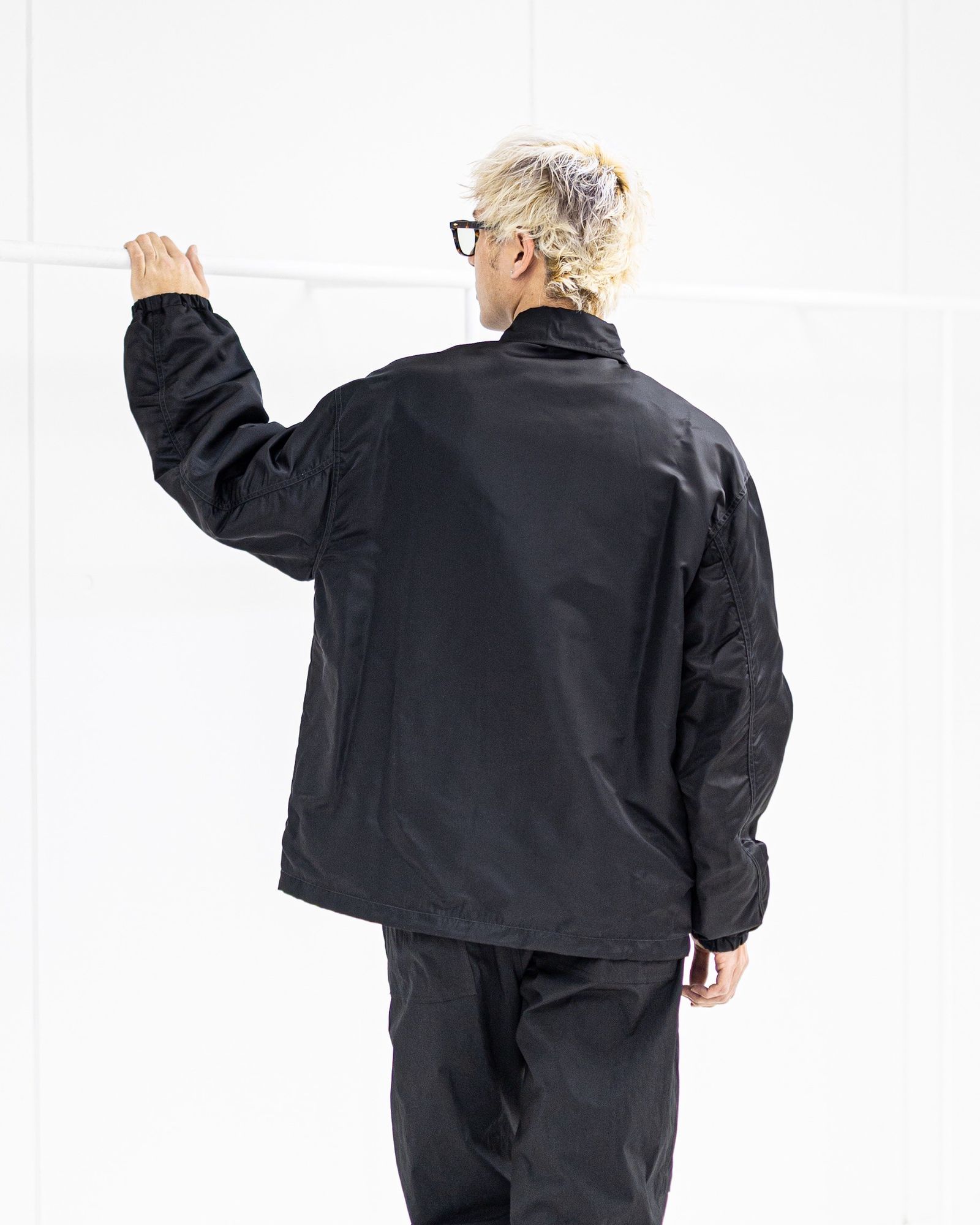 ブラームス 26SS Washed Nylon Coach Jacket(bROOTS26S8)Black☆12月26日(金)新作発売！