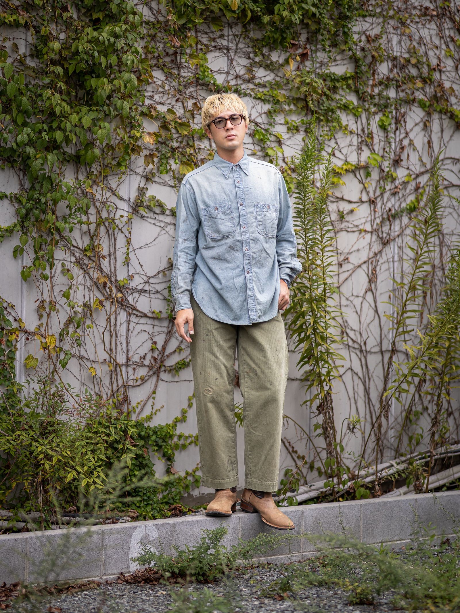 BOWWOW METAL BUTTON CHAMBRAY SHIRT9月26日(土)新作発売！