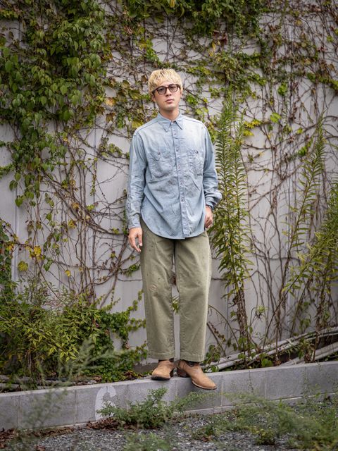 BOWWOW METAL BUTTON CHAMBRAY SHIRT9月26日(土)新作発売！