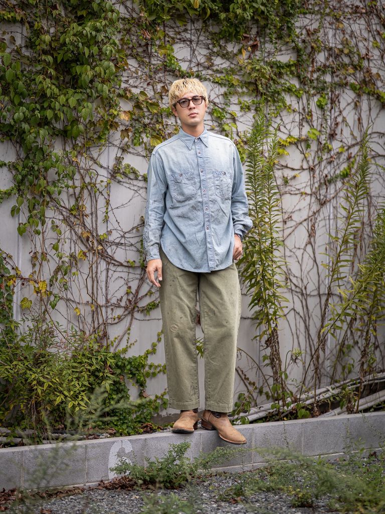BOWWOW METAL BUTTON CHAMBRAY SHIRT9月26日(土)新作発売！