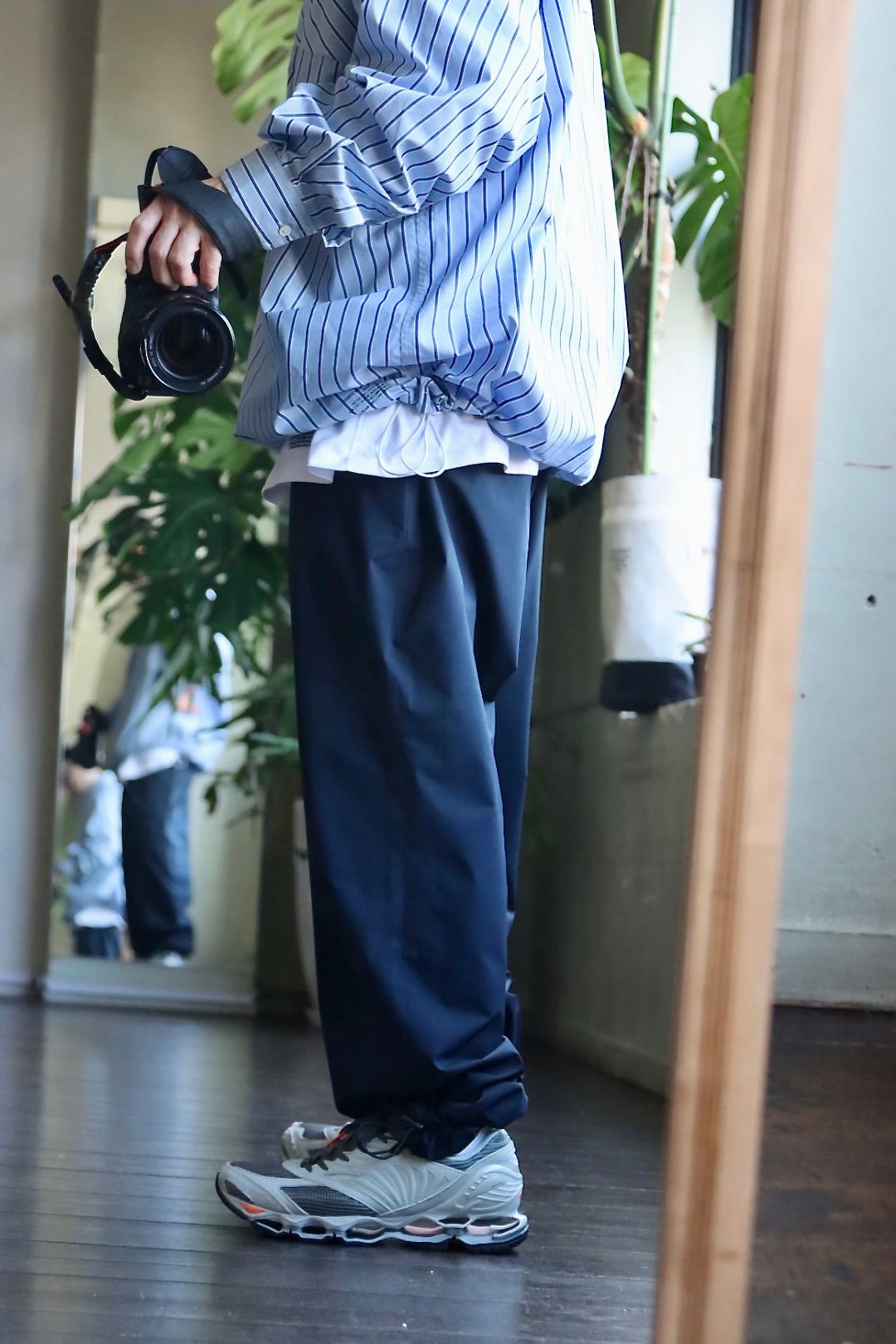 FreshService CORPORATE STRIPE ANORAK SHIRTスタイル | 3123 | mark