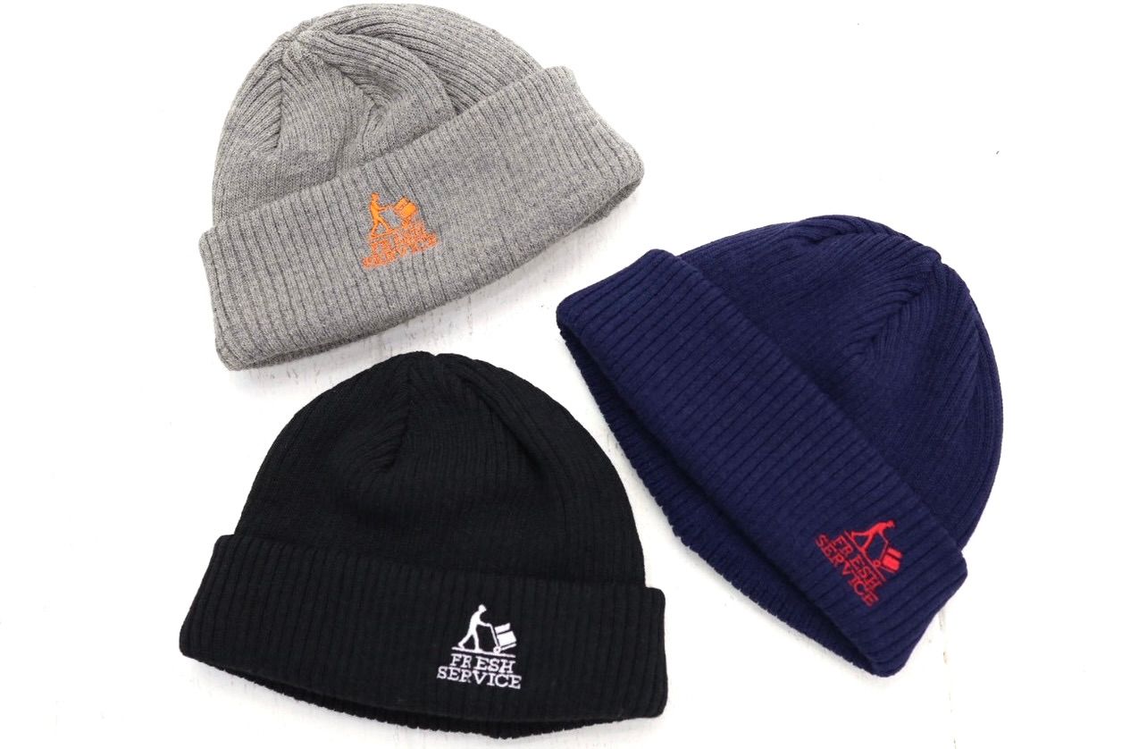 フレッシュサービス 26AW THERMAL RIB KNIT WATCH CAP(FSP263-90010)GRAY☆10月17日(土)新作発売！