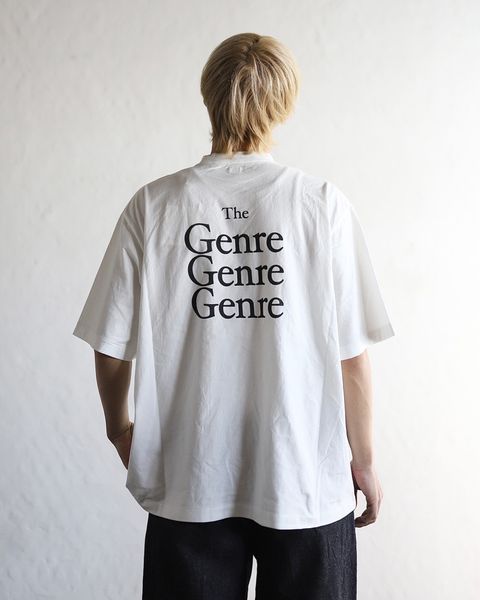 ブラームスルーツストック24SS blurhms The Genre The Print Tee WIDE(White) style 2024.3.21