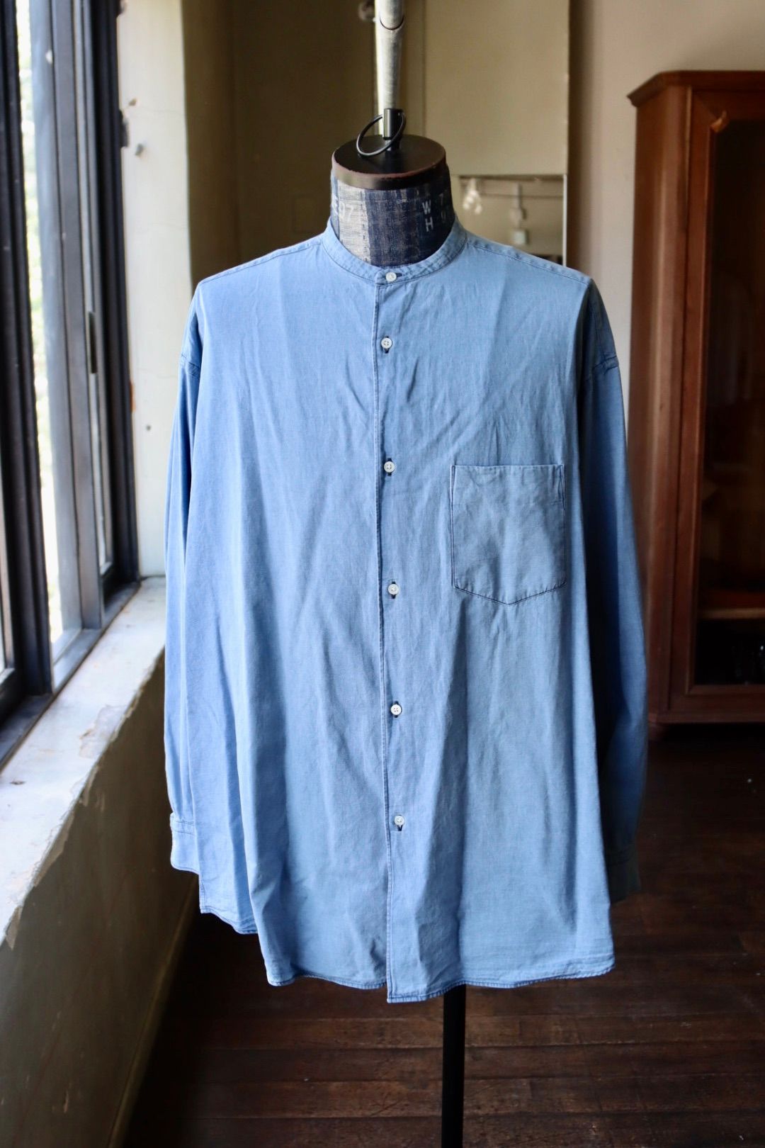 Graphpaperグラフペーパー SUVINCARDIGAN　オーバーサイズ Graphpaper (グラフペーパー) Garment Dyed Suvin Typewriter