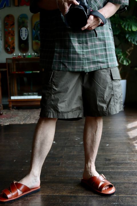 COMME des GARCONS HOMME 22SS リネン綿チェックシャツスタイル.2022.5.6.