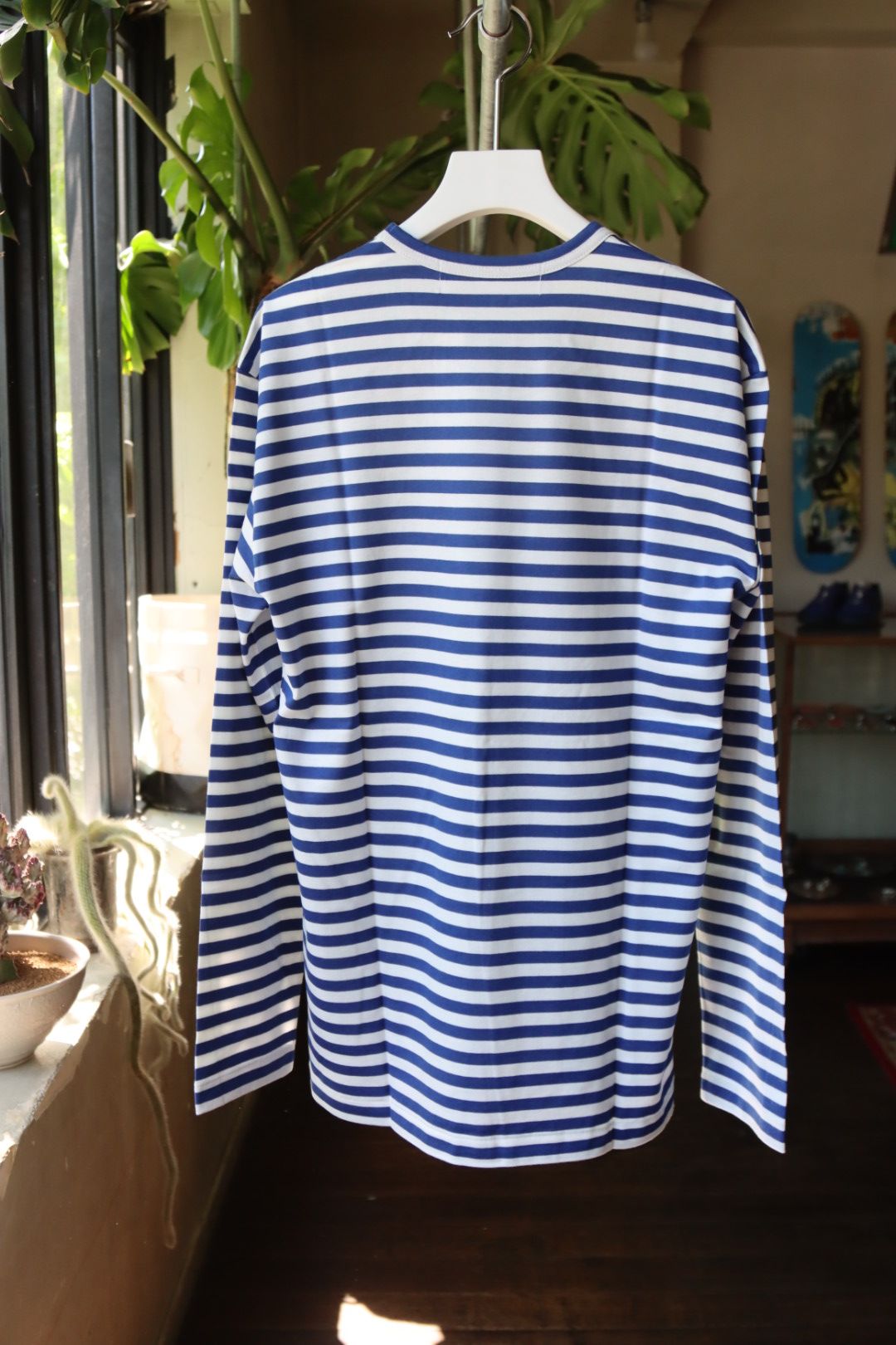 プレイコムデギャルソン ボーダーTシャツ (BLUE/WHITE)☆11月1日(土)再入荷！